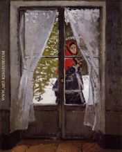 The Red Kerchief Portrait of Madame Monet