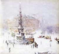 Columbus Circle Winter