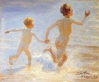 Peder Severin Kr yer Playa de Skagen 1892