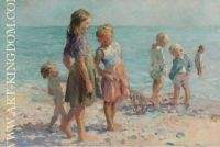 Children at the beach