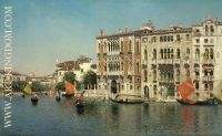 A view of Palazzo Cavalli and Palazzo Barbaro on the Grand Canal