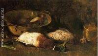 Still Life with Mallards and Copper Pots