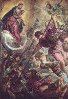 Battle of the Archangel Michael with the devil