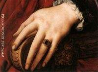 Portrait of Lucrezia Panciatichi detail 