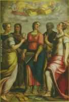 Santa Cecilia fra i Santi Giovanni Maria Maddalena Paolo e Caterina d Alessandria