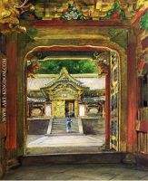 In the Third Gate Looking Toward the Fourth of the Temple Iyemitsu Nikko Aug 1886