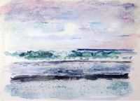 Study of Surf Breaking on Outsiide Reef Tautira Taiarapu Tahiti March 1891