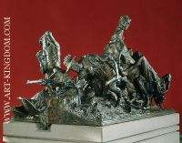 The Anzacs Maquette for Desert Mounted Corps memorial competition 