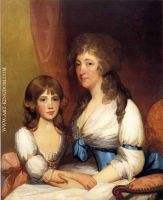 Gilbert Stuart Mrs Samuel Dick and Daughter Charlotte Anna