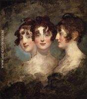 Gilbert Stuart Triple portrait of Elizabeth Patterson