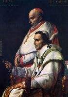 Portrait of Pope Pius VII and the Cardinal Caprara