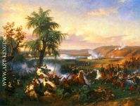 The Battle of Habra Algeria in December 1835 Between Emir Abd El Kadar and the Duke of Orleans