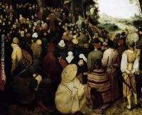 Pieter Bruegel the Elder The Sermon of St John the Baptist detail 1 