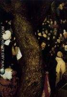 Pieter Bruegel the Elder The Sermon of St John the Baptist detail 2 