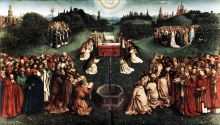 The Ghent Altarpiece Adoration of the Lamb