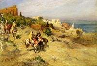 Horsemen on a Coastal Path Algiers