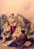 Peasant girls in Arges