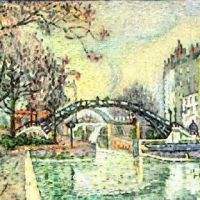 Paul Signac The Canal Saint Martin Paris