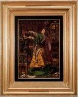 Morgan Le Fay Queen of Avalon framed 