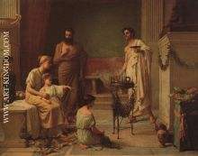 A Sick Child Brought into the Temple of Aesculapius