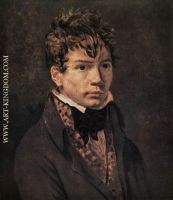 Artist as depicted in Portrait of Ingres by Jacques Louis David