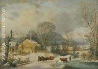 Ketcham farm in winter New Haven