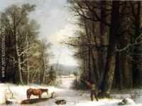 Woodsman in Winter