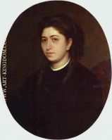 Portrait of a Young Woman Dressed in Black Velvet