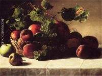 Still Life with Grapes and Peaches