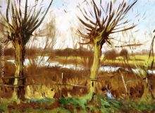 Landscape with Trees Calcot