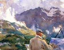 Artist in the Simplon