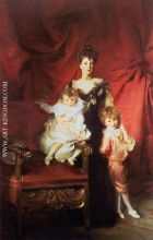 Mrs Cazalet and Children Edward and Victor