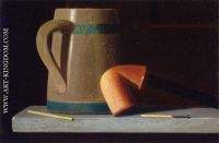 Still Life with Mug and Pipe