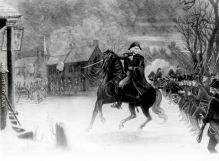 Washington at the Battle of Trenton