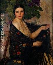 Mujer con Mantilla 