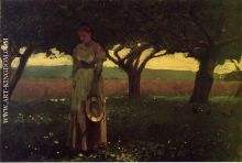 Girl in the Orchard