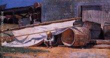 Boy in a Boatyard