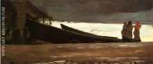 Watching a Storm on the English Coast