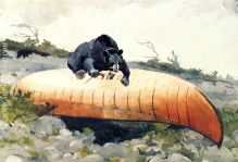 Bear and Canoe