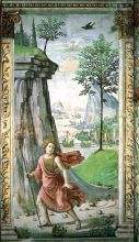 Domenico Ghirlandaio 14 St John the Baptist in the desert