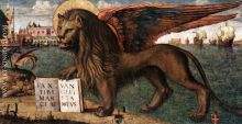 Vittore Carpaccio The Lion of St Mark detail 1 