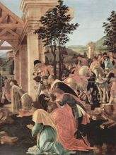 Sandro Botticelli Adoration of the Magi detail 2