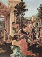 Sandro Botticelli Adoration of the Magi detail 2