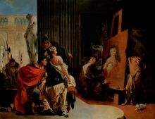 Alexander the Great and Campaspe in the studio of Apelles