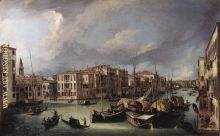 The Grand Canal with the Rialto Bridge in the Background