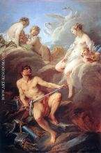 Venus Demanding Arms from Vulcan for Aeneas