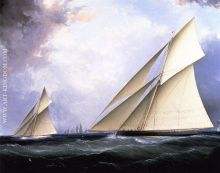 Puritan and Genesta America s Cup 1885