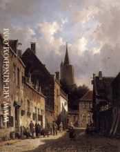 A Dutch Street Scene