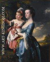 Portrait of Sarah Carver and her daughter Sarah