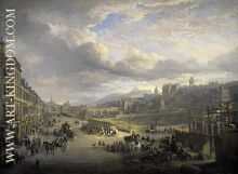 Princes Street with the Commencement of the Building of the Royal Institution